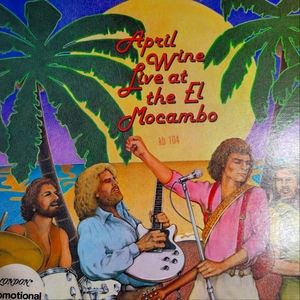 🎼💿📀 April Wine "Live at the El Mocambo" Album, excellent condition